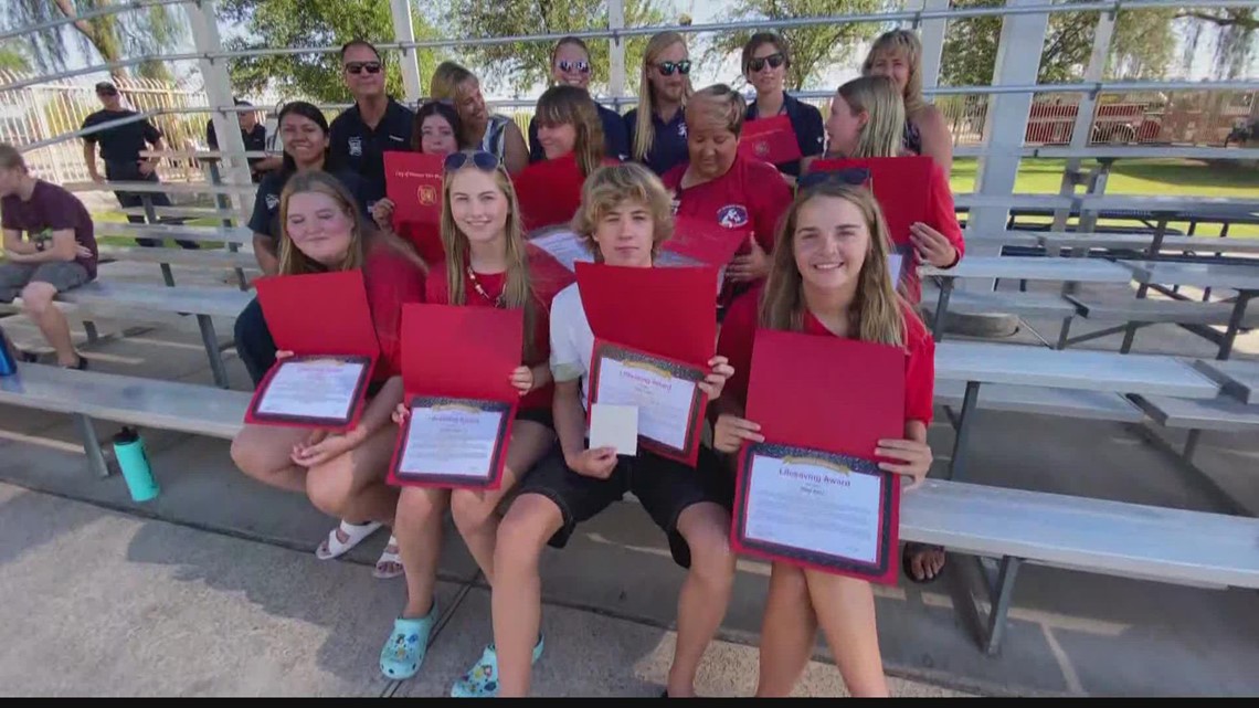 Phoenix lifeguards honored for saving accident victim - Vimarsana News