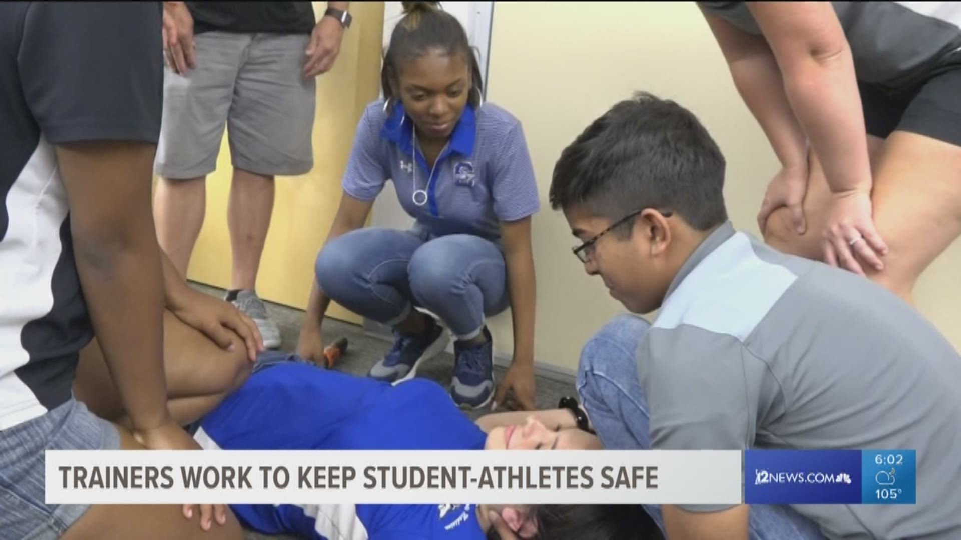 As students prepare to return to school, athletic trainers from around the Valley gathered Saturday to discuss the best ways to help keep student-athletes safe.