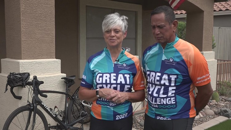 Valley family rides to raise money for childhood cancer research following son's diagnosis