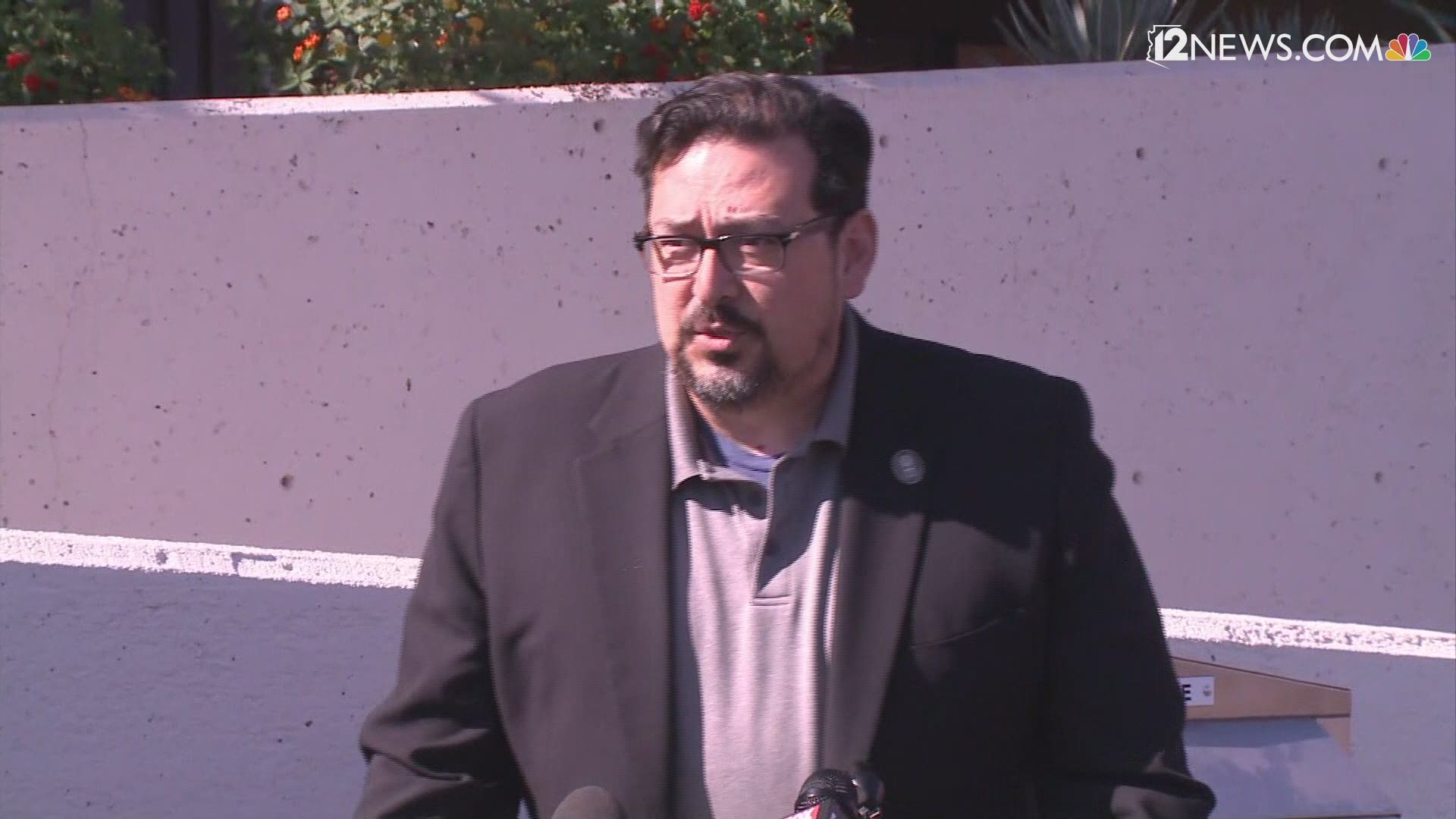 Maricopa County Recorder Adrian Fontes held a media briefing on 11/8/18 to give election updates on lawsuit affecting ballots being counted.