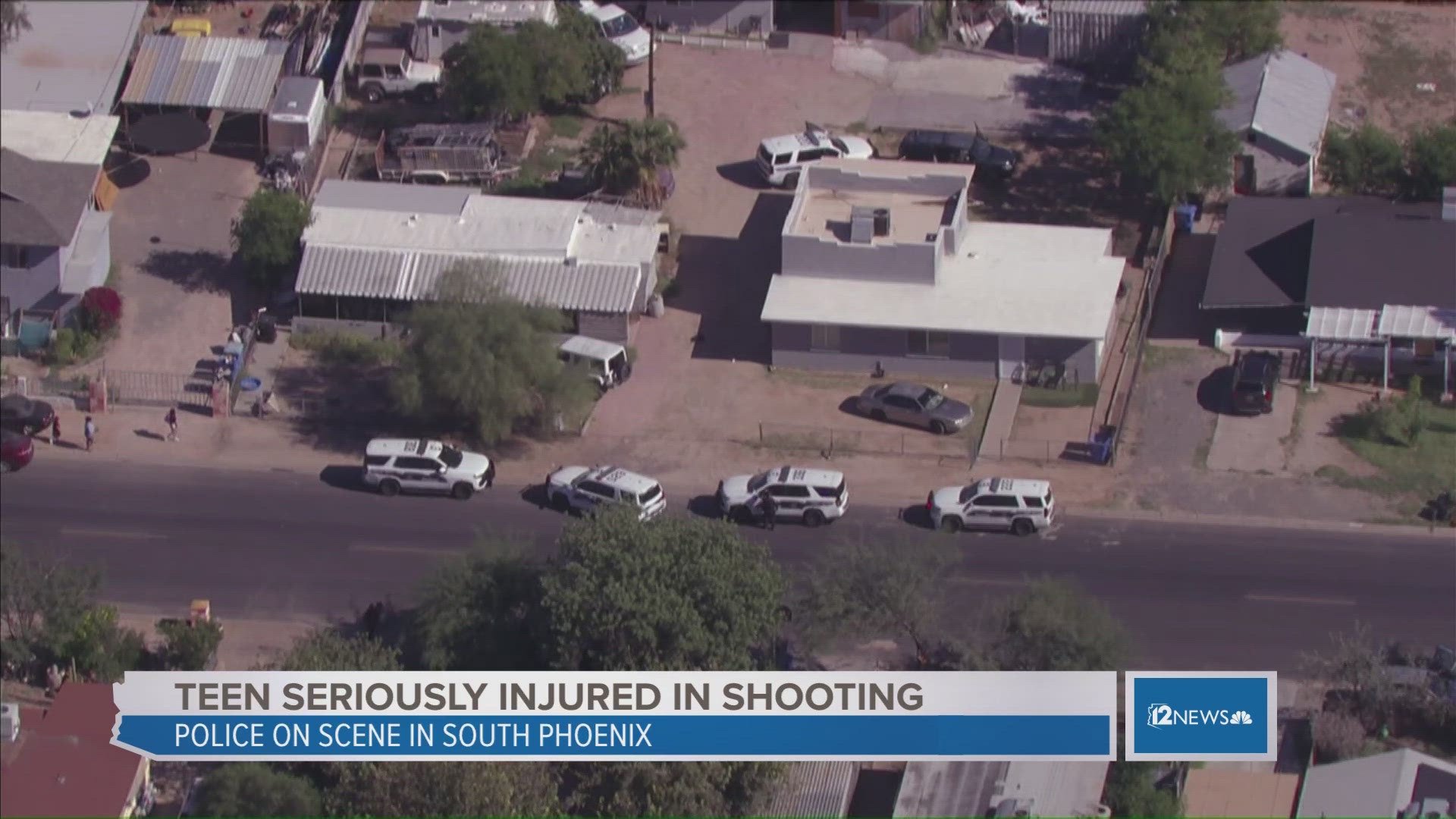 A teenage boy was taken to the hospital Wednesday after he sustained gunshot wound in south Phoenix.