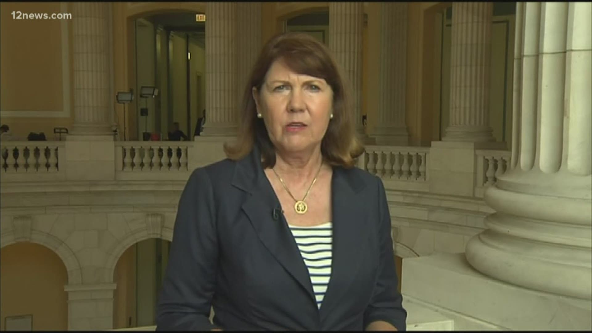 Congresswoman Ann Kirkpatrick announced Wednesday she is taking time away to seek treatment for alcohol dependence. She represents a swing district in Tucson.