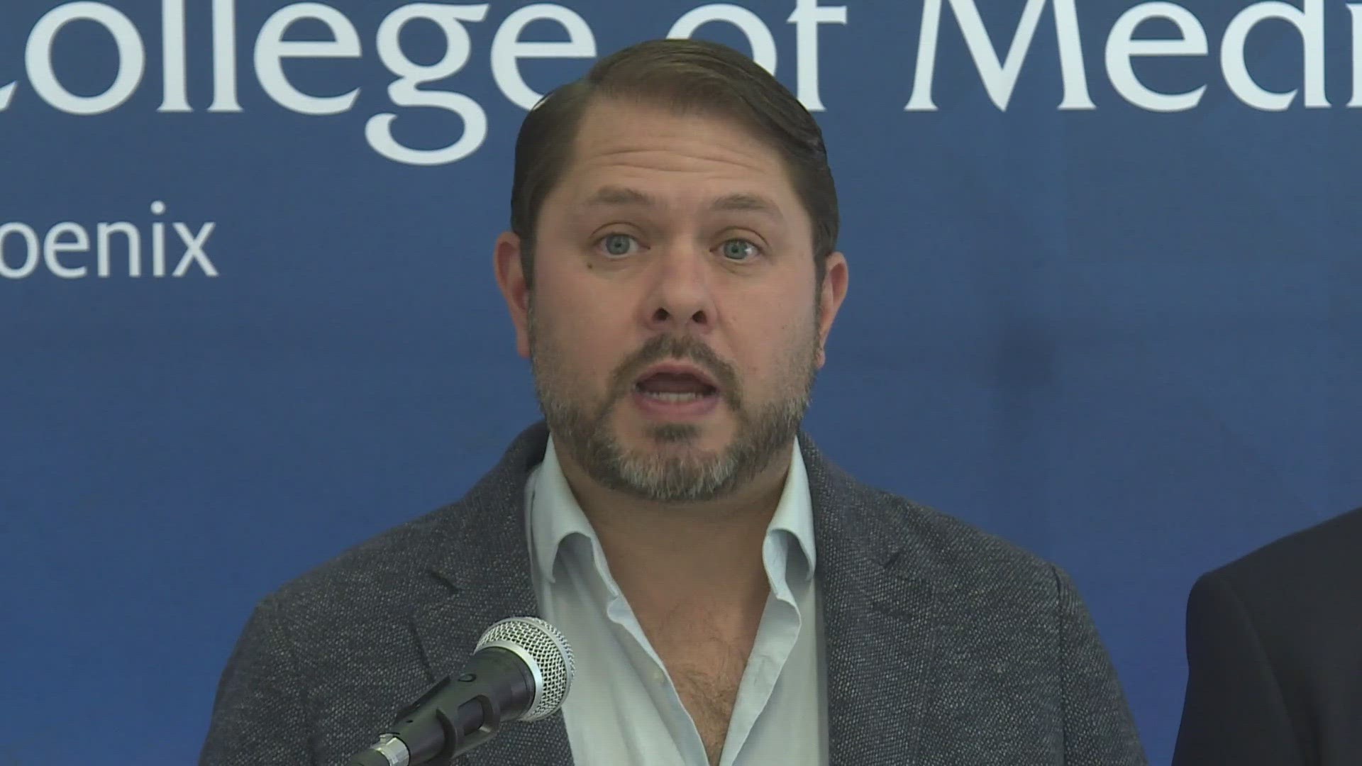 Rep. Ruben Gallego signed an act into law that if passed, would expand the amount of medical residency positions.