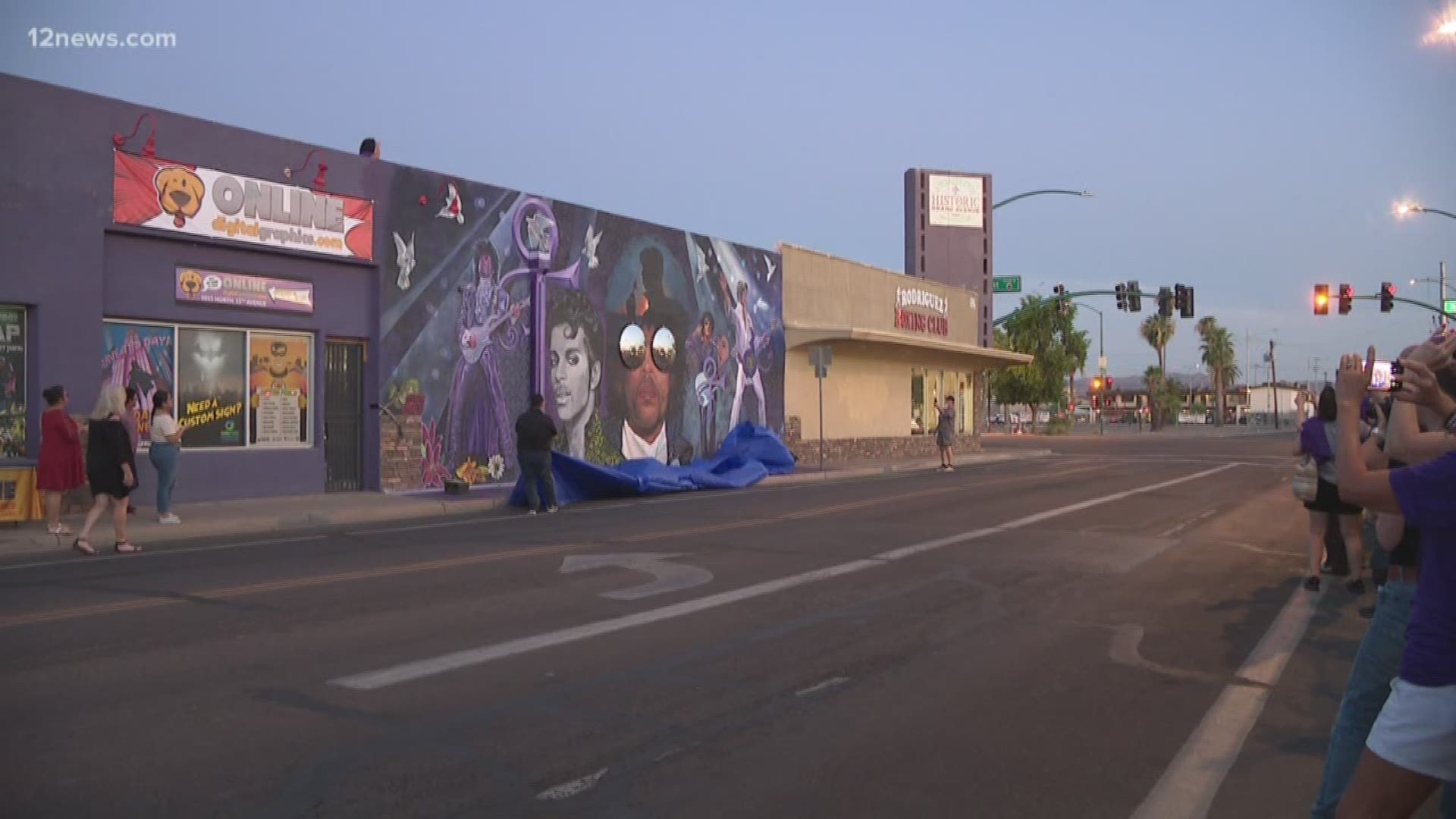 Maggie Keane spent two months working a mural to one of her favorite artists, and now it's on display for all to see.