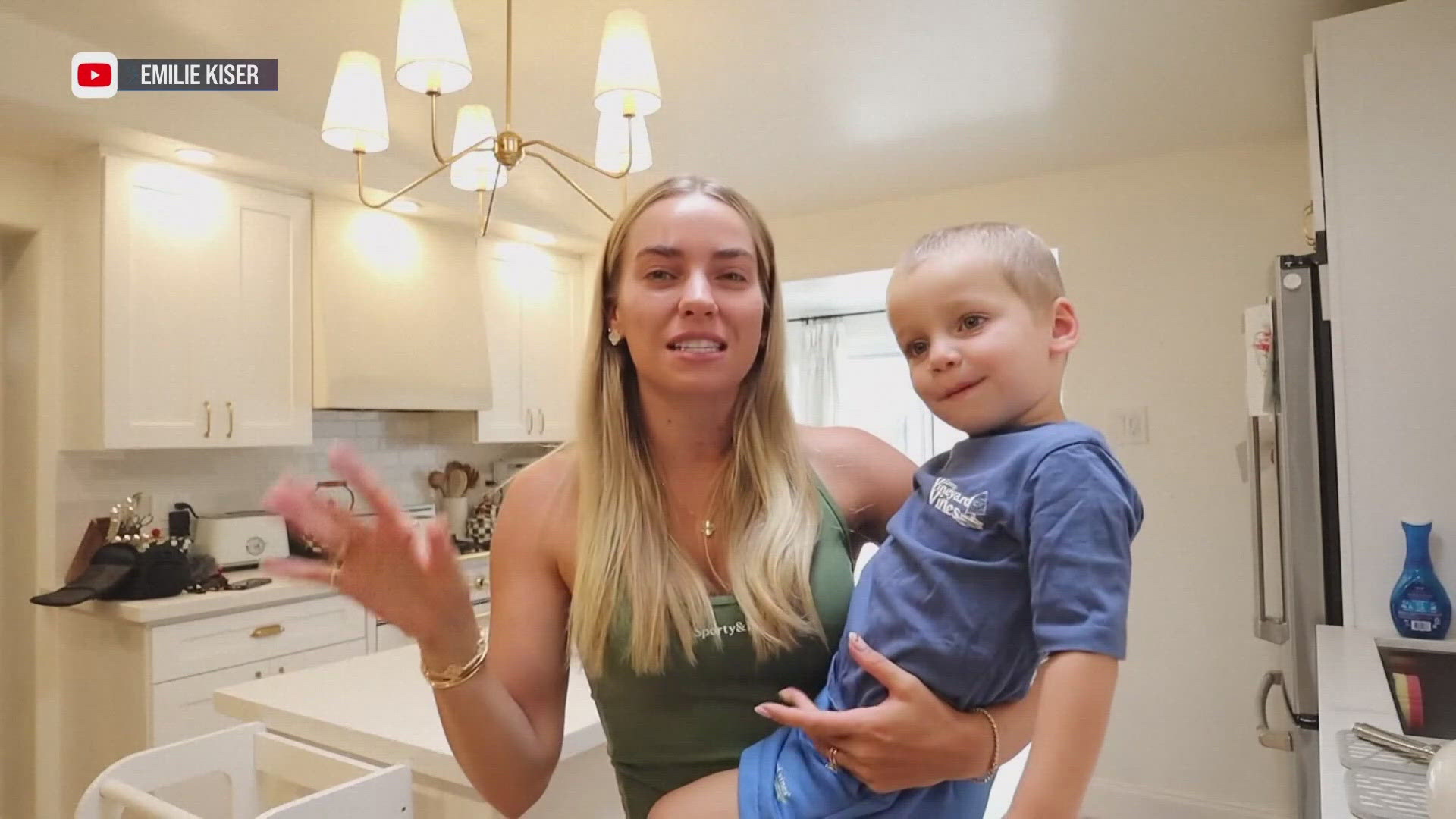 A police report reveals Trigg Kiser, the son of social media influencer Emilie Kiser, was unsupervised for nine minutes before drowning in pool.