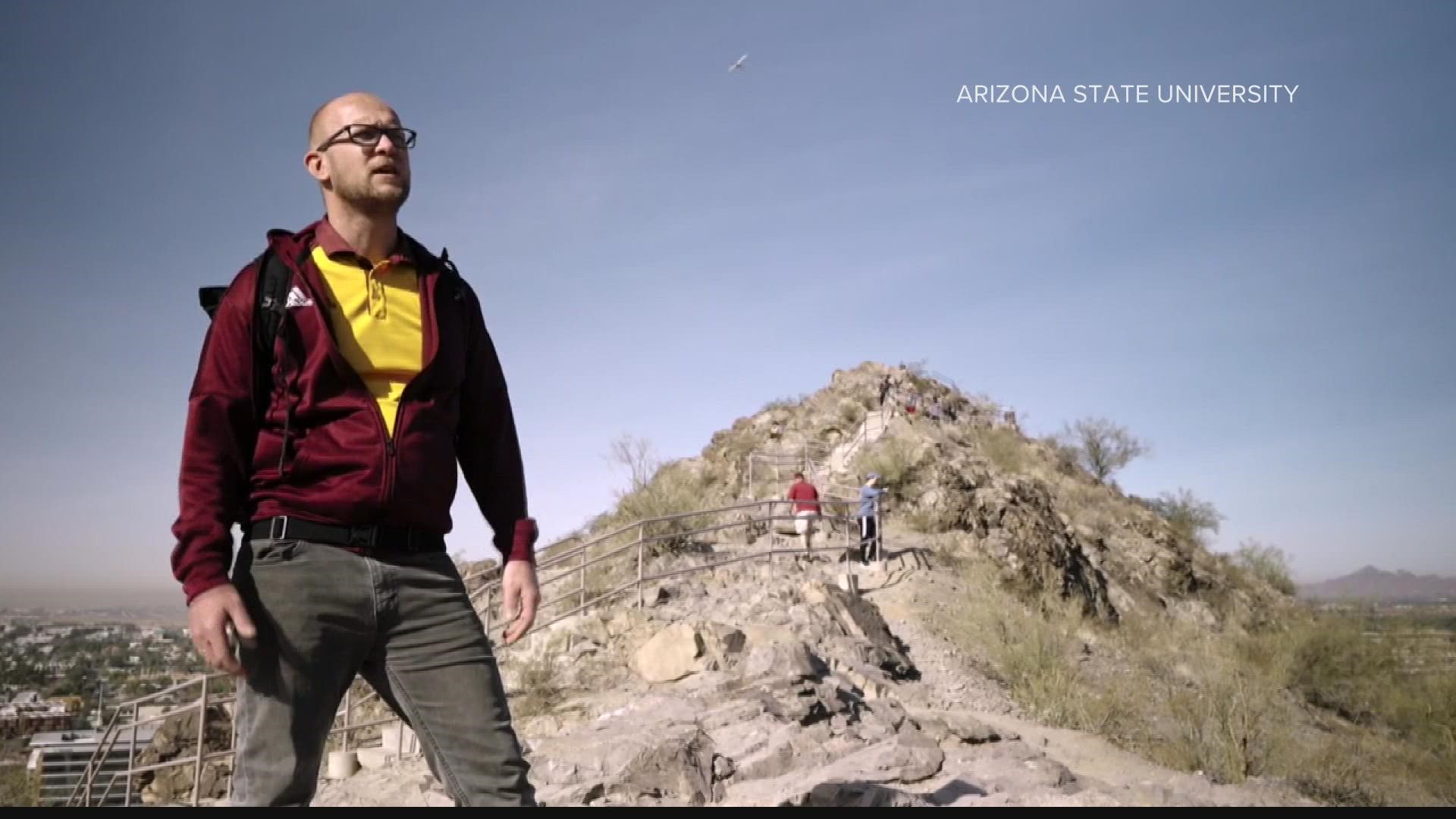 ASU researchers are looking to better understand the importance of hydration when exploring outdoors in the hot, summer temperatures. Jen Wahl has the story.