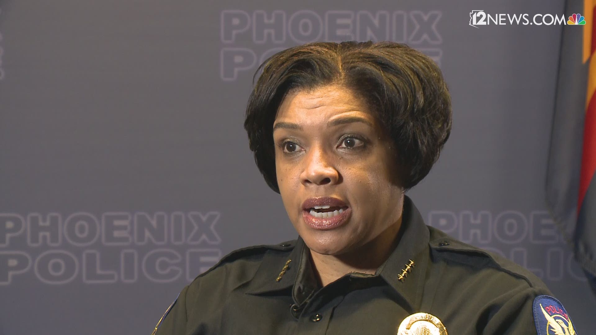 Phoenix Police has been involved in a record-breaking amount of officer-involved shootings in 2018. Tonight, she is defending her department and vowing to determine why there is an increase in violence on Phoenix streets.