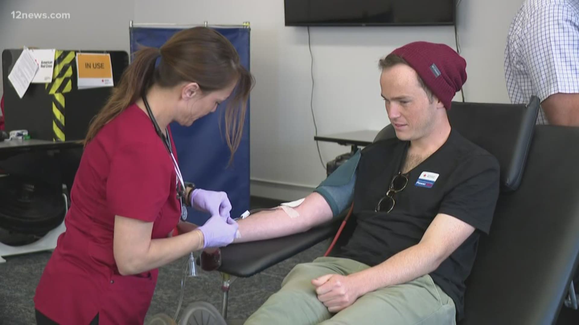 The FDA is easing blood donor restrictions to help with the urgent need for blood donations. You will need an appointment to help with social distancing.