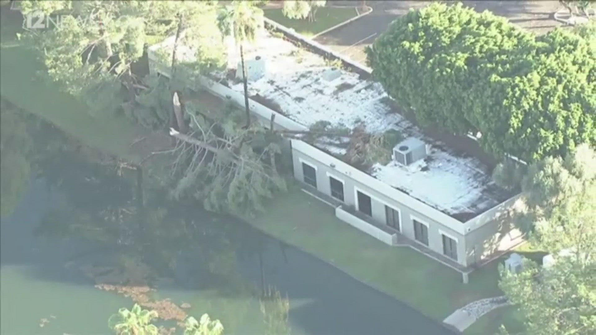 Sky 12 captured footage the aftermath following monsoon storms that ripped through Valley Thursday night.