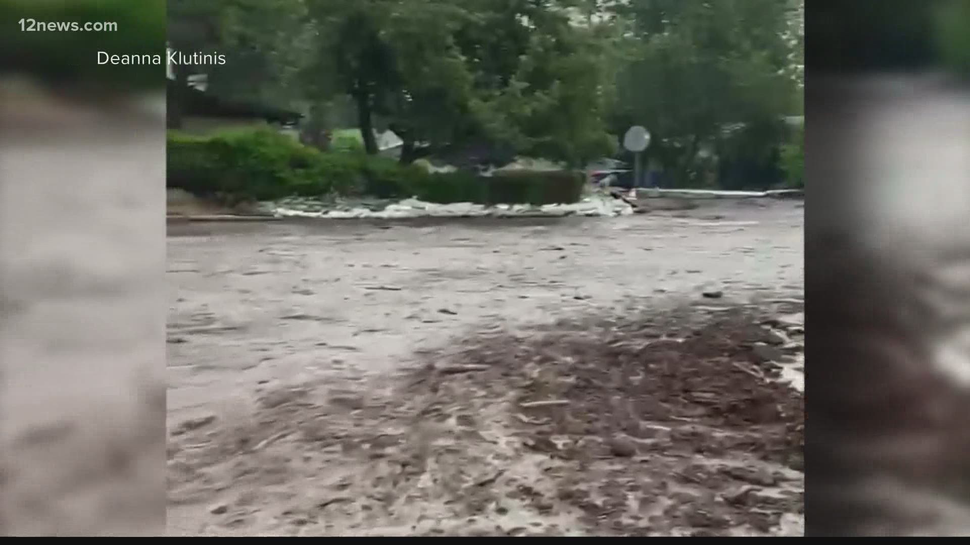 Flagstaff is dealing with flooding from the Museum Fire burn scar that burned on the outskirts of town in 2019. Debris, water and mud poured into the streets.
