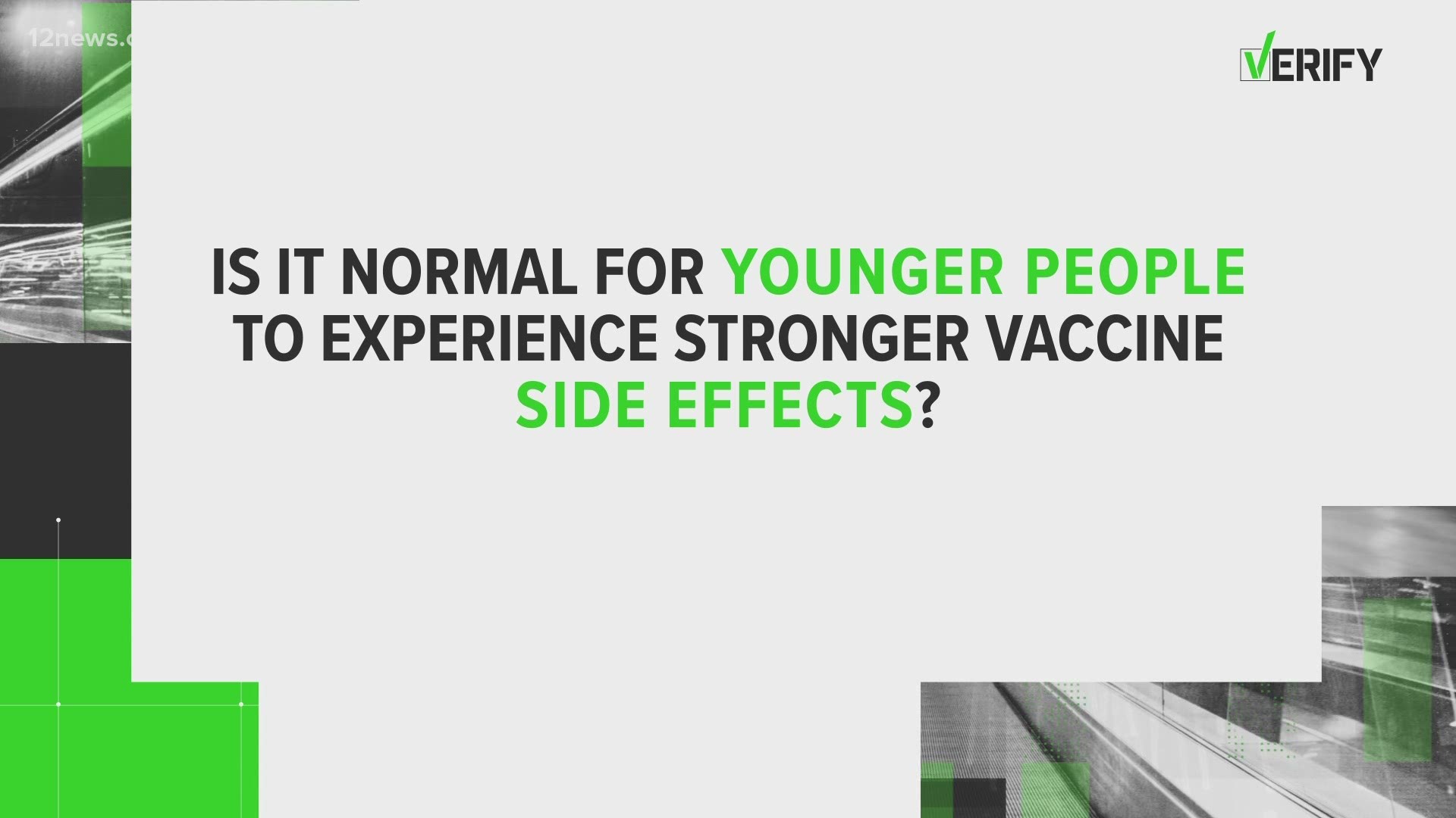 Is it normal for younger people to experience stronger COVID-19 vaccine side effects? The Verify Team looks into it.