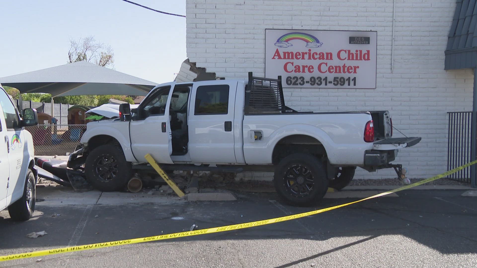 The incident happened Thursday morning at an American Child Care Center near 51st and Northern avenues.