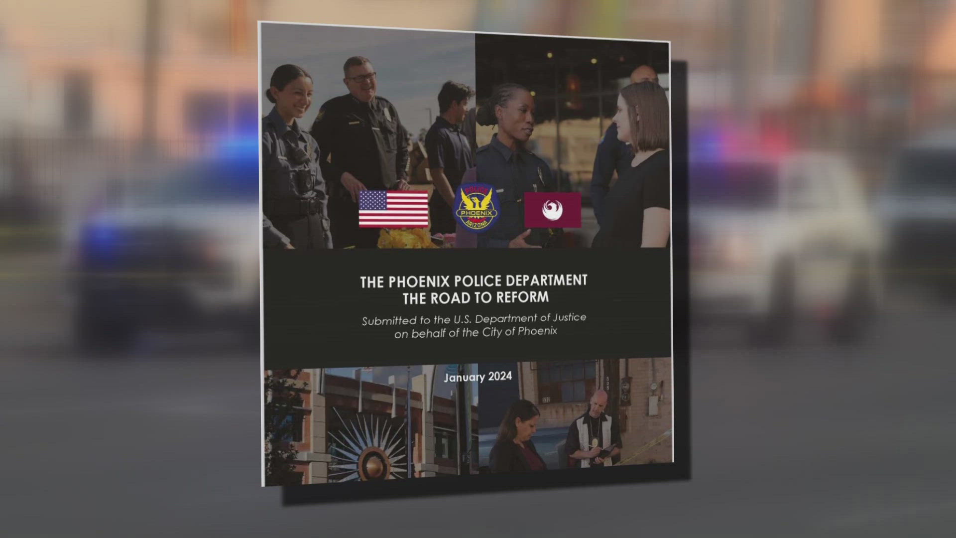 City staff including the interim police chief and the city manager traveled to Washington to determine a "path forward" following a DOJ report on Phoenix police.