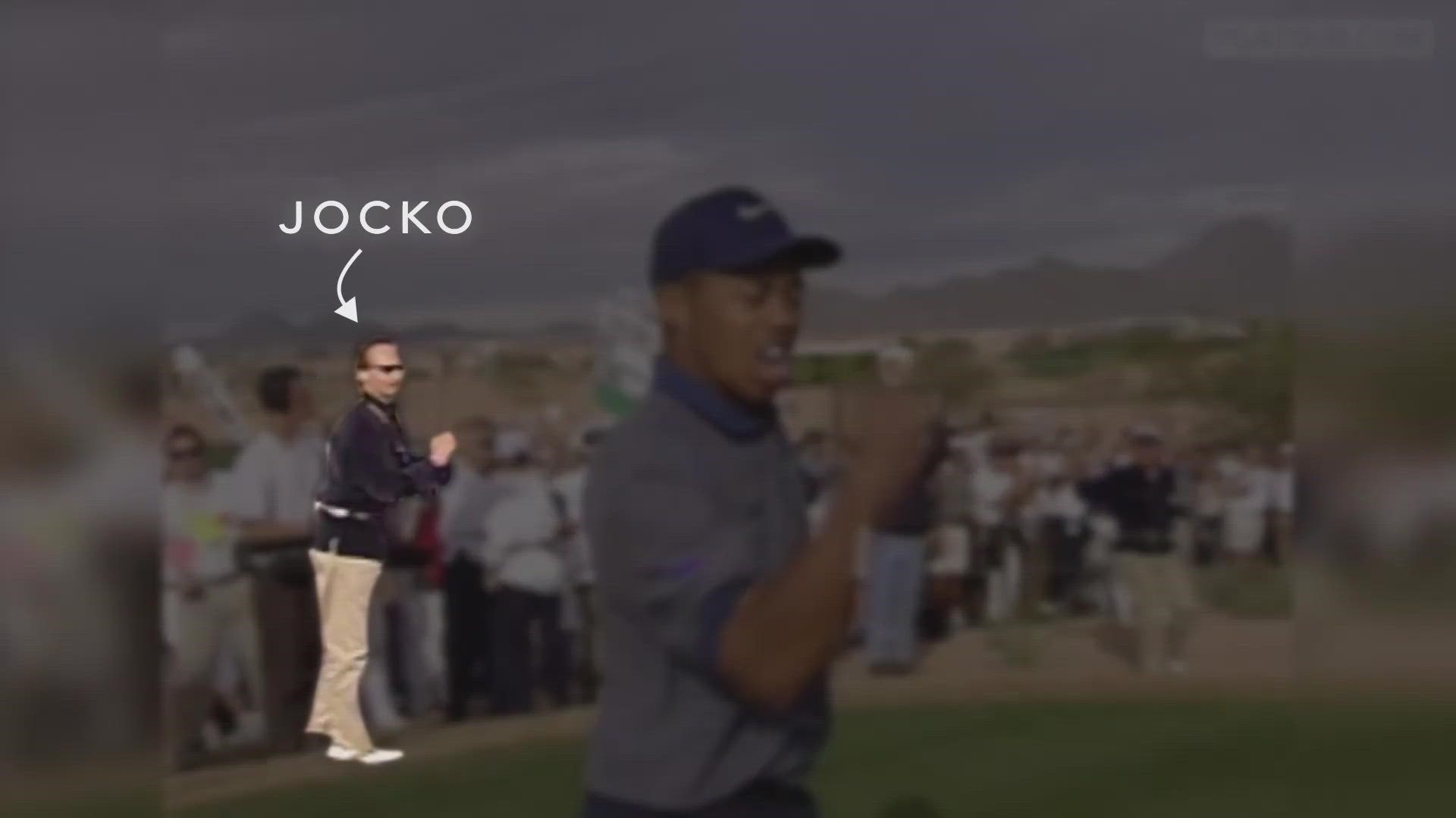 Jocko's first day on the job was during Tiger Woods' 1997 famous ace.