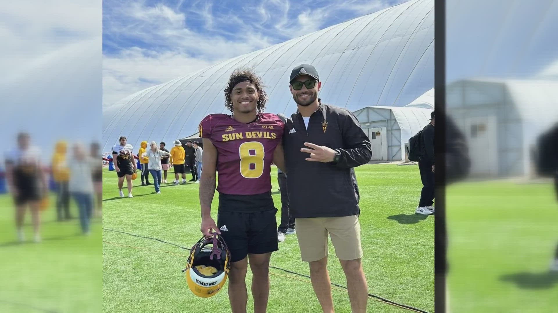 Arizona State University wide receiver Javen Jacobs recalls his journey to joining ASU football roster