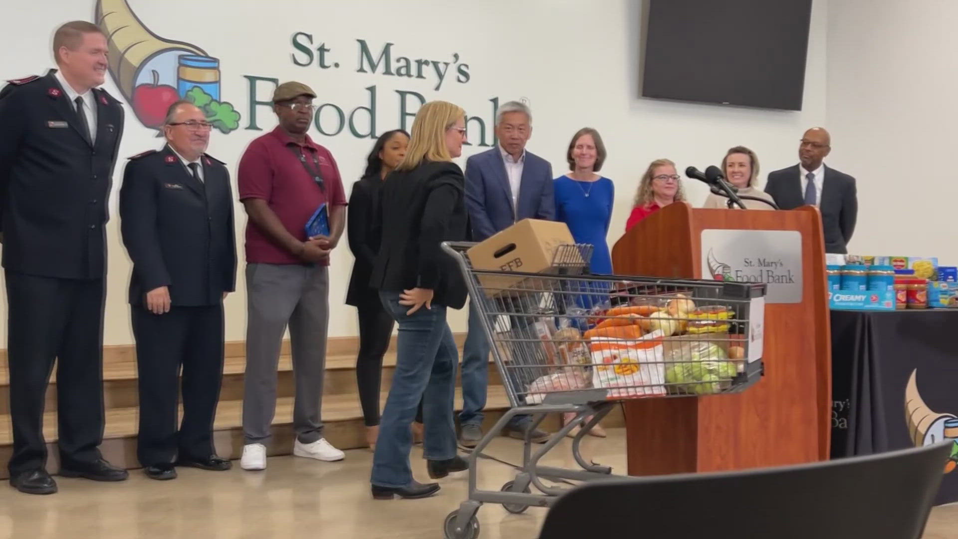 Across the Valley, food banks are overwhelmed with growing crowds as close to a million Arizonans face the loss of their SNAP benefits this Saturday.