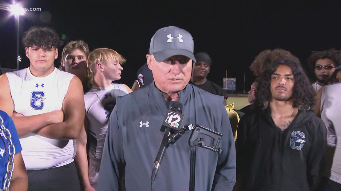 Chandler's head coach Rick Garretson speaks after week 6 victory