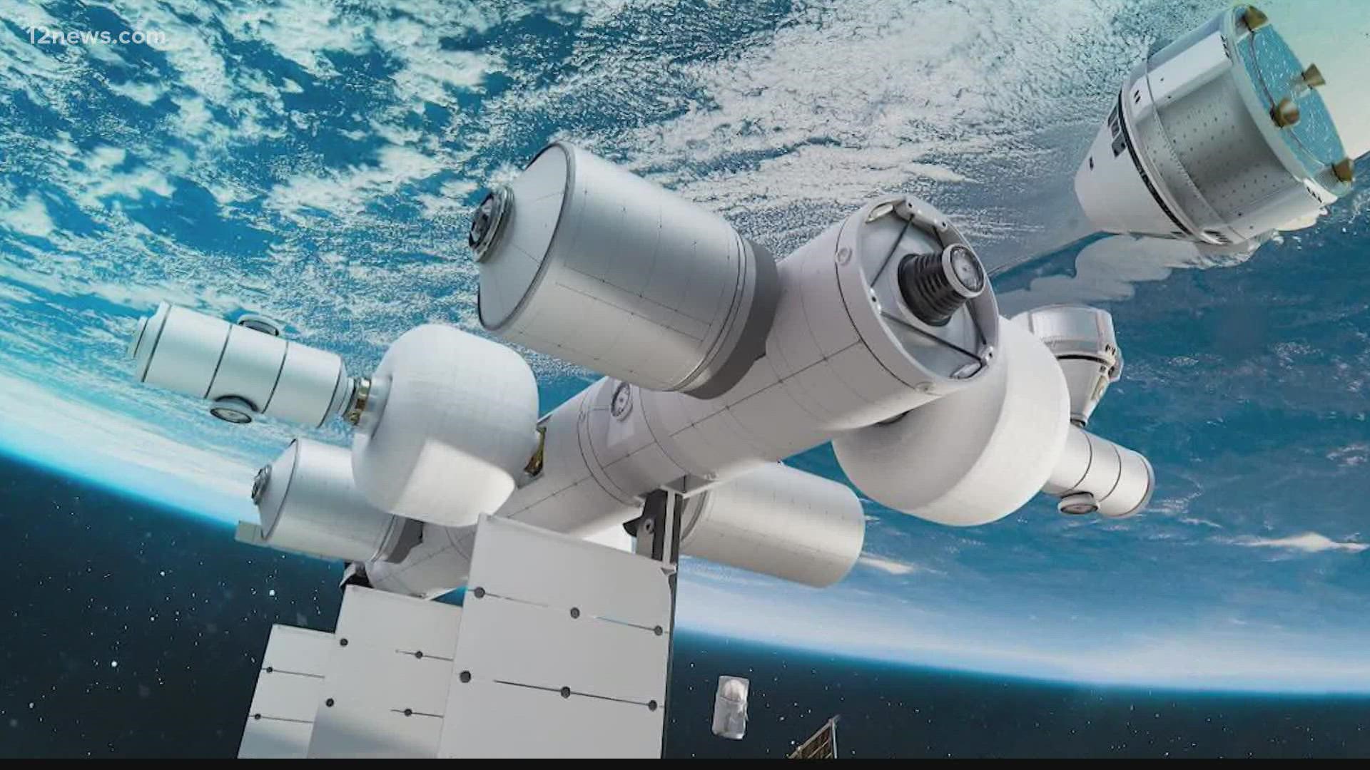 Aerospace company Blue Origin is partnering with several groups, including ASU, for its ambitious Orbital Reef project.