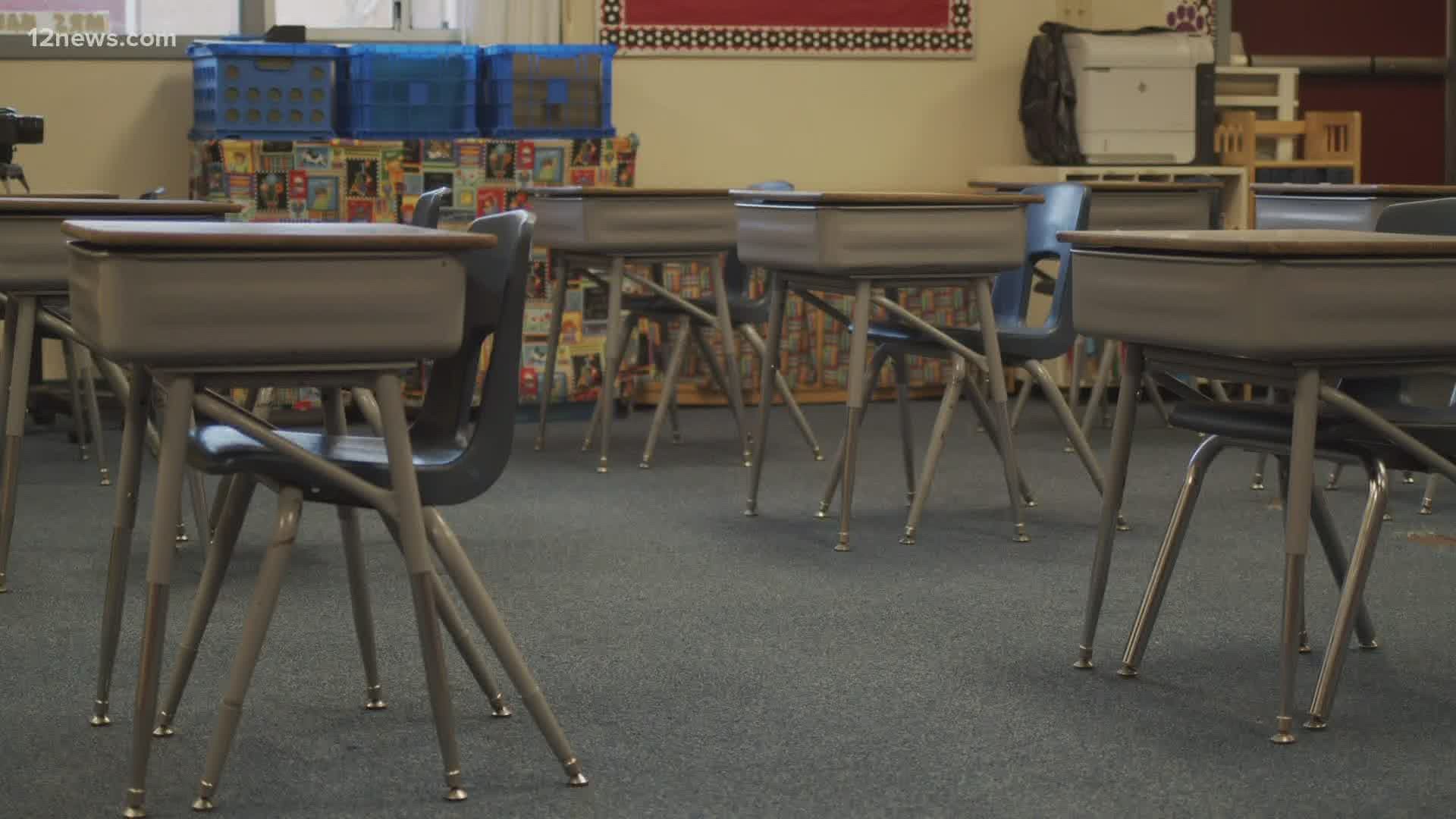 Some Queen Creek teachers are resigning over the district's decision to return to in-person learning. The district says it will fine them for breaking their contract