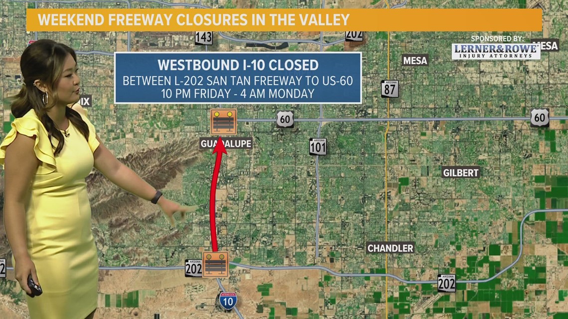Valley traffic closures for Cinco de Mayo weekend - Vimarsana News