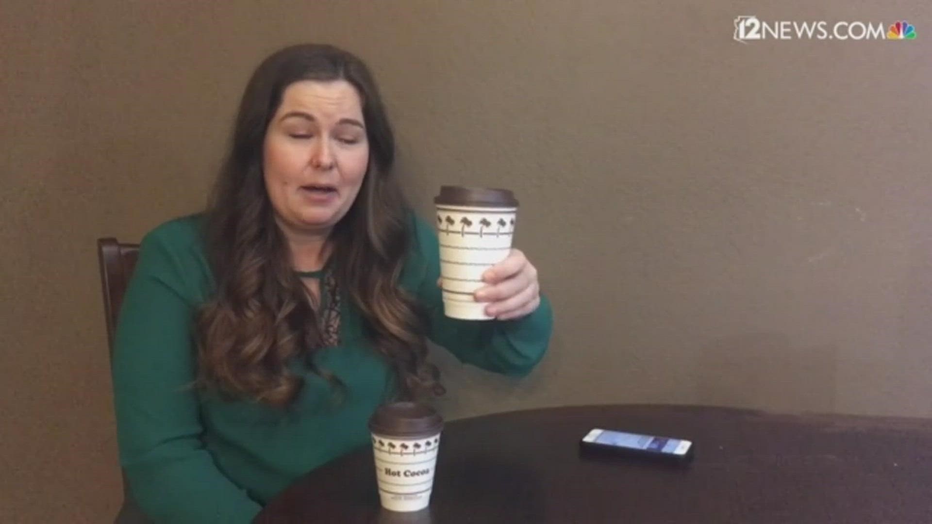 12 News' Anne Stegen reviews In-N-Out's hot cocoa.