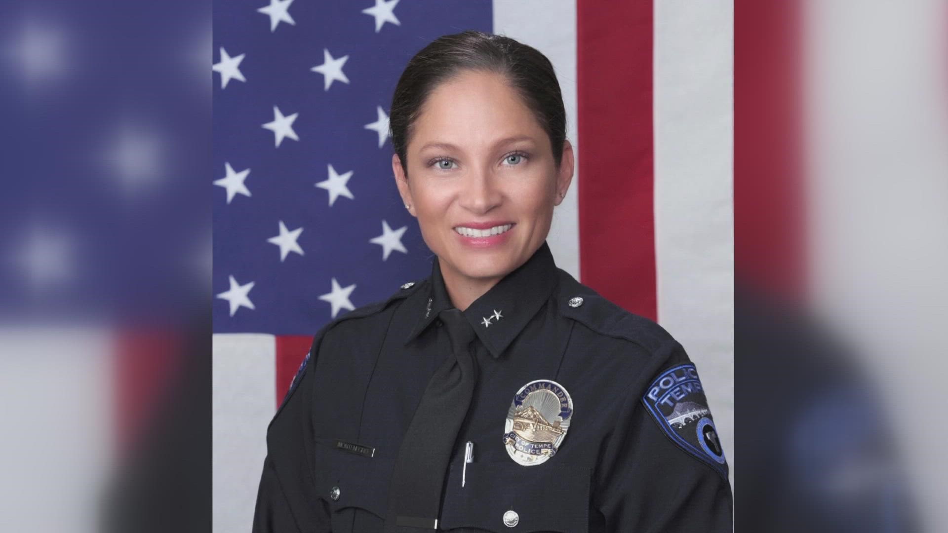 Josie Montenegro will serve as Tempe's interim police chief until the city can find a permanent replacement.