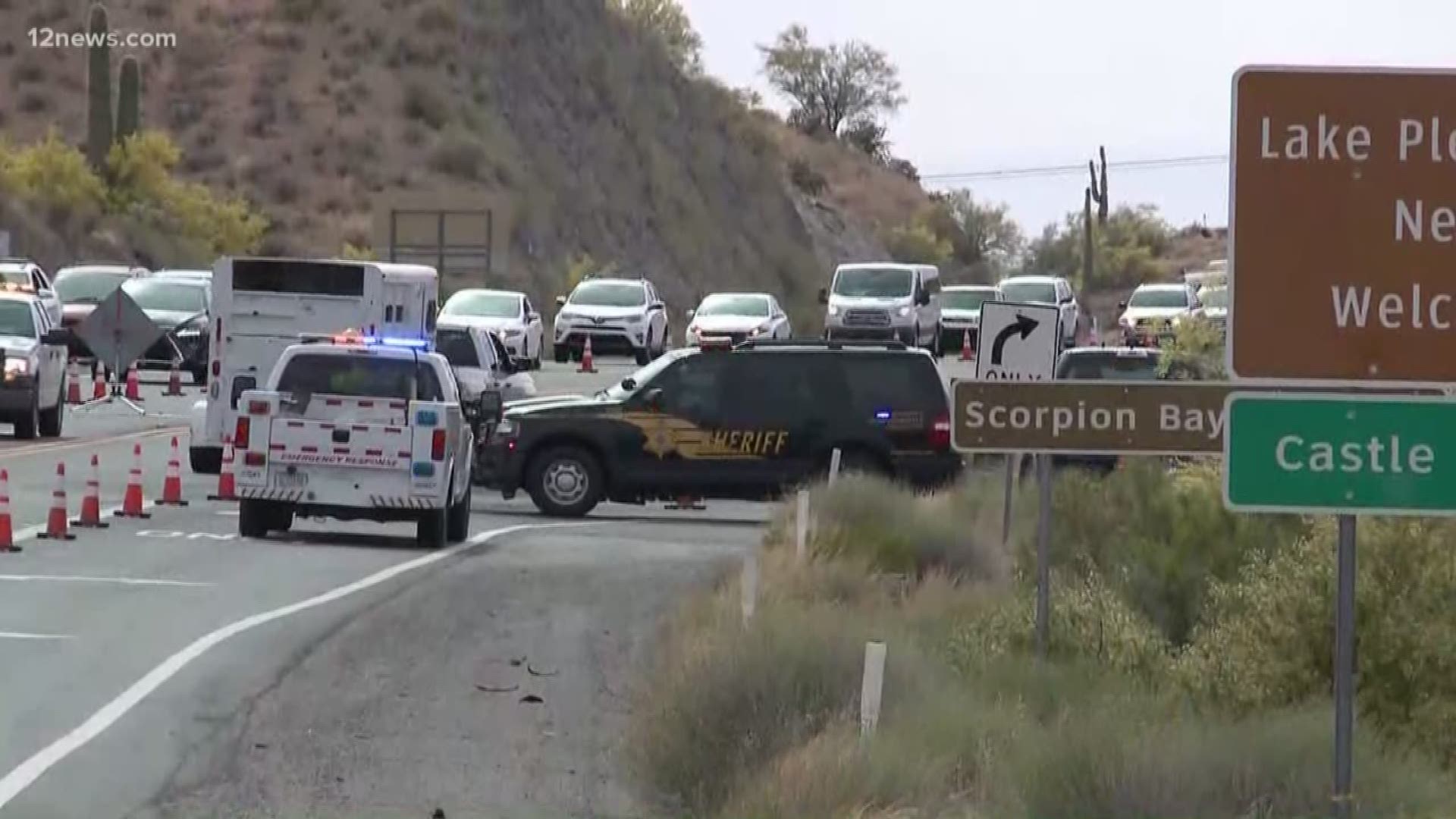Tense Day At Lake Pleasant With Police Situation Body Recovery