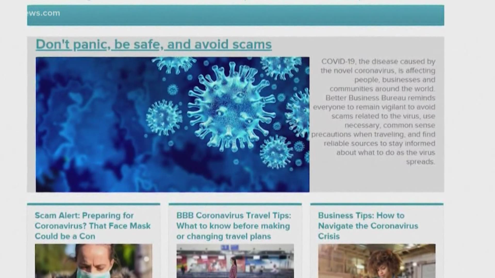 Here are the coronavirus-related scams you should keep an eye out for.