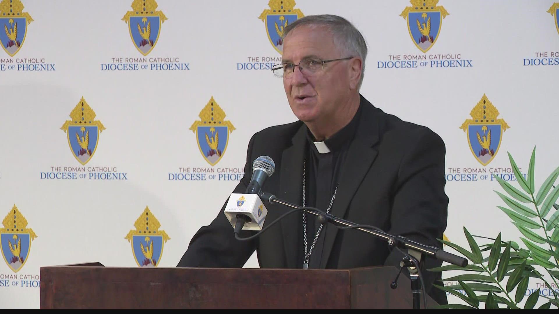 The new bishop, John Dolan, will oversee 94 parishes, 23 missions and 65 private schools and preschools around Arizona. Here's where Dolan stands on five key issues.