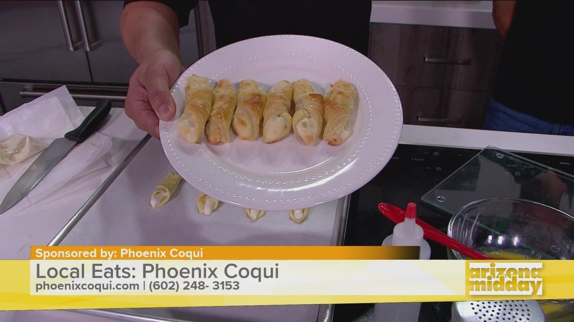 Alexis Cabajal, Co-Owner of Phoenix Coqui, shares how they went from food truck to restaurant & we get a lesson on how to create Quesito Bites