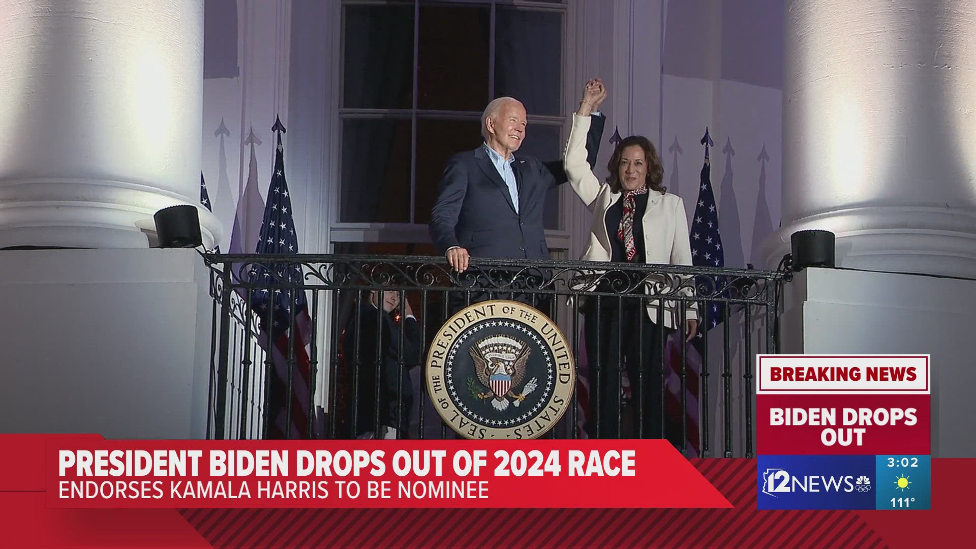 President Joe Biden is able to transfer campaign funds to Vice President Harris, 12News Political Insider Brahm Resnik explains.