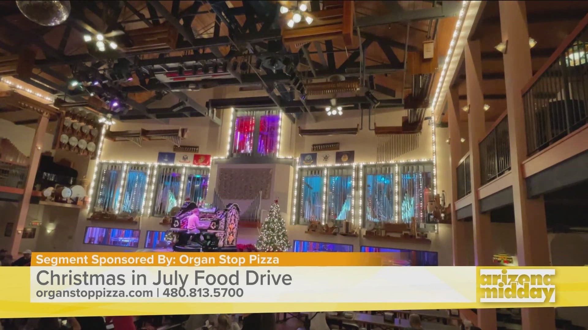 Organ Stop Pizza holds a Christmas in July food drive that supports United Food Bank and you can help!