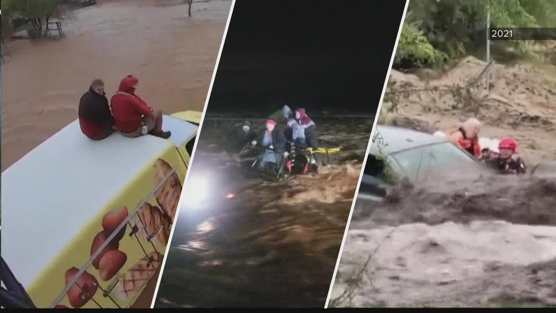 The Mohave County Sheriff’s Office said most of the water rescues they respond to are in the afternoon, evenings during the monsoon season.