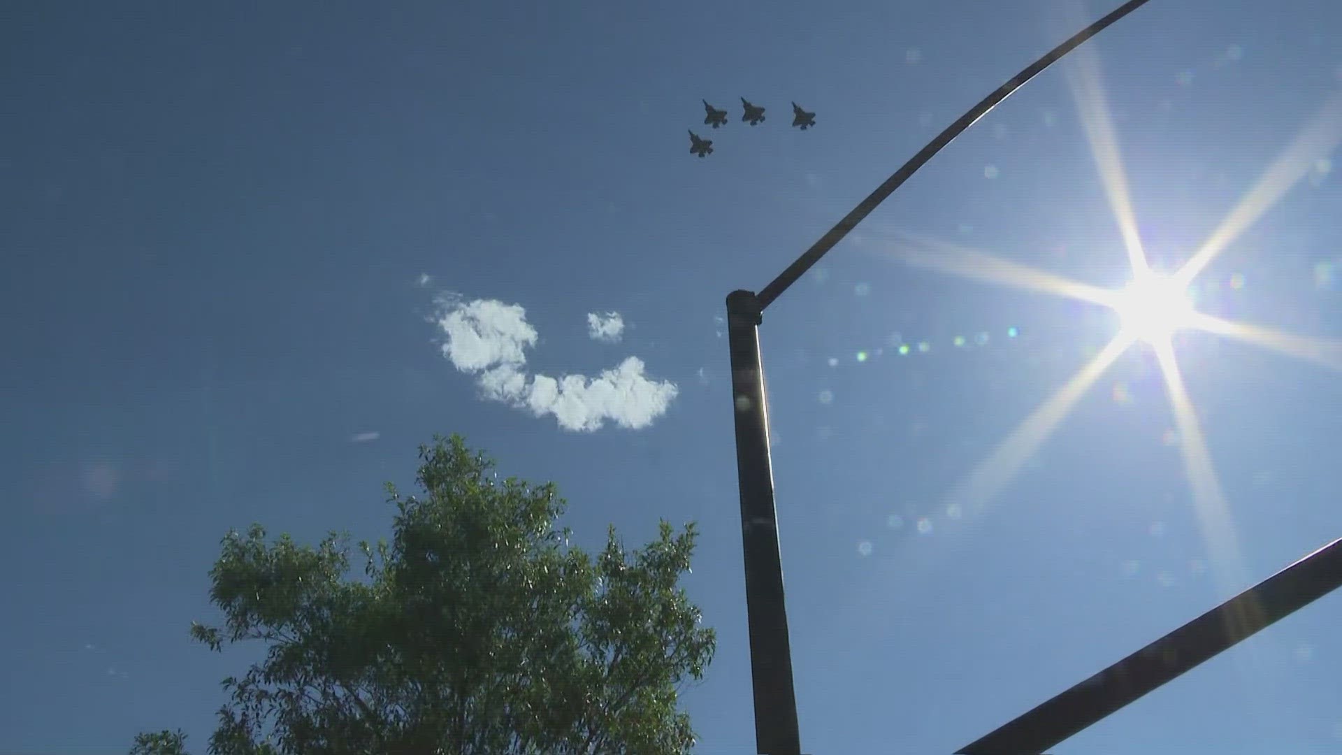 Watch Jet flyover at 10year memorial of deadly Yarnell Hill Fire