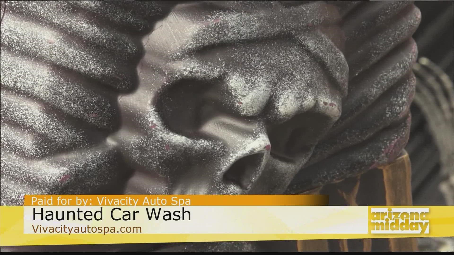 Amy Billingsley-Alhaig, with Vivacity Auto Spa, shares how families can head out for some Halloween fun at the haunted car wash