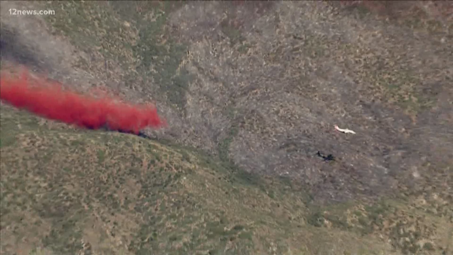 There is no immediate threat to structures, wildfire officials say.