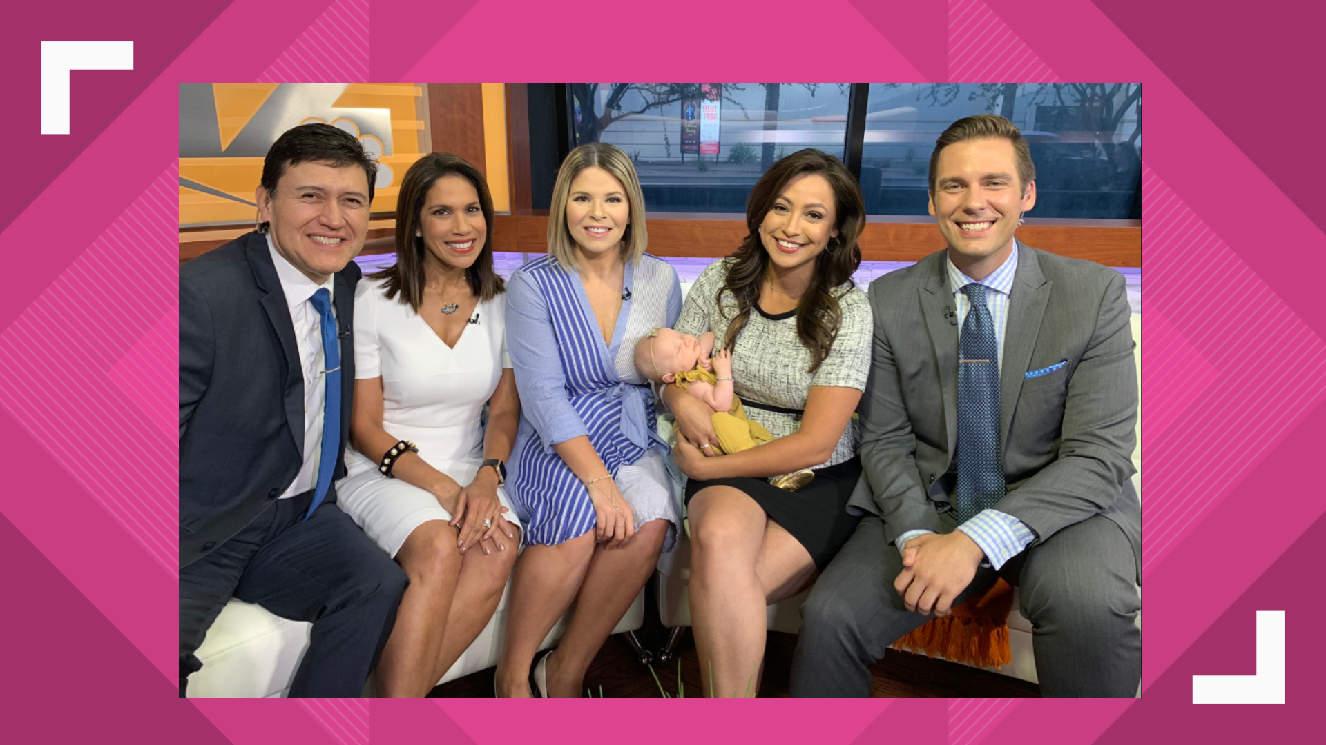 Emma Jade stopped by Studio 12A to introduce baby Eden to the Today in AZ team.