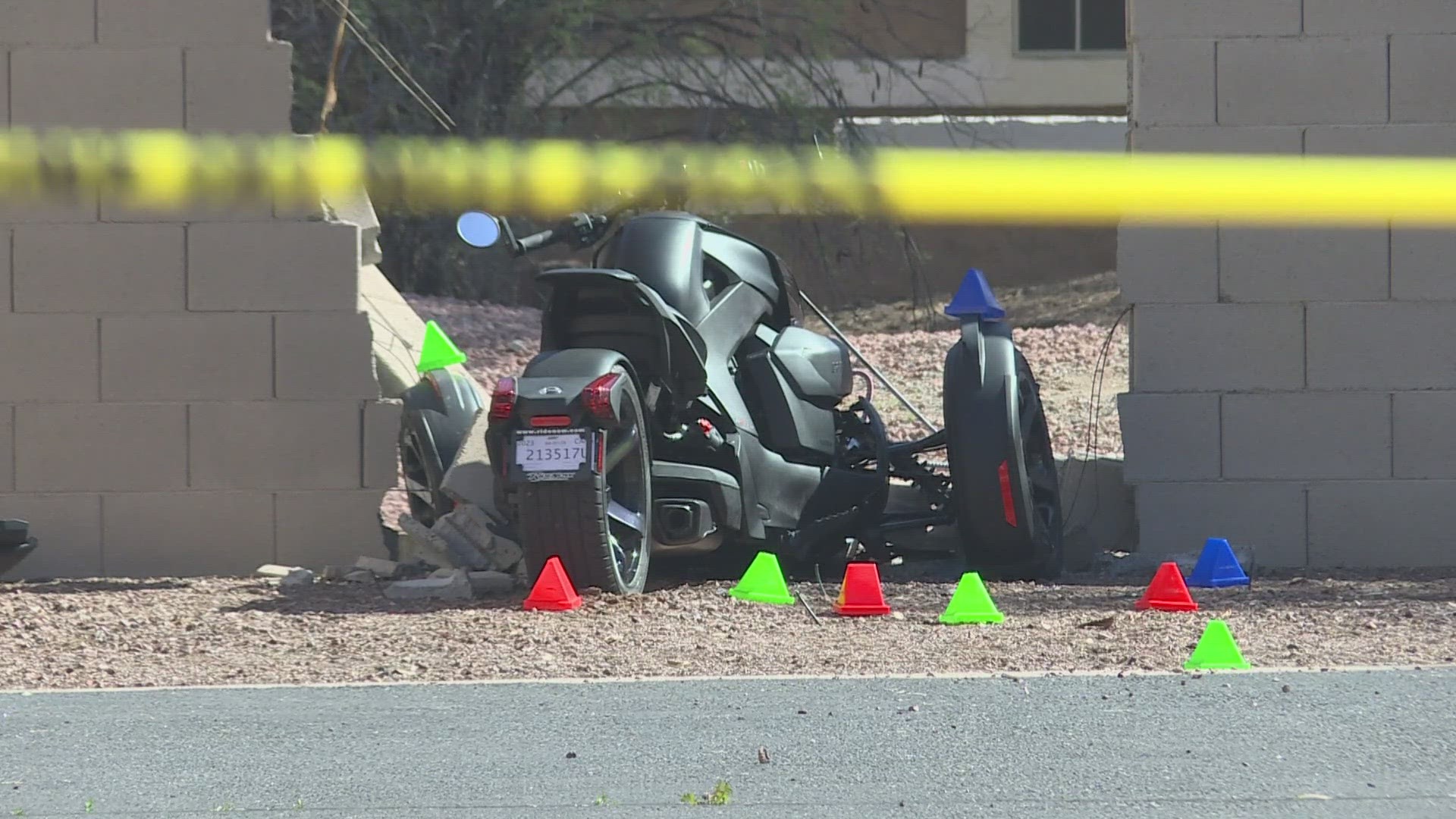 Police say they found a woman unresponsive next to what appeared to be an ATV. The woman later died at the hospital.