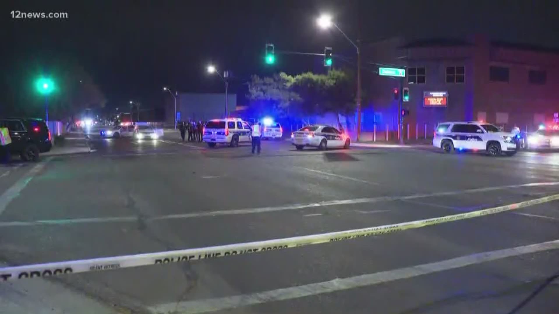 Phoenix police said one person was killed and two others were injured in a shooting Thursday night at an apartment complex near 69th Avenue and Indian School Road.