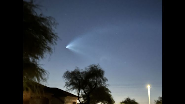 Rocket launch in California seen in Arizona skies on Thursday | 12news.com