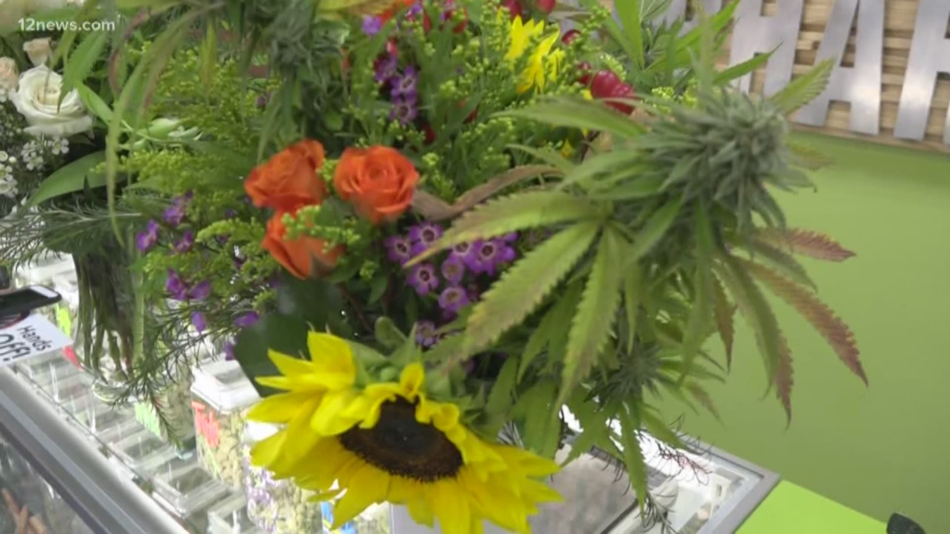 There's something blooming in the Valley when it comes to wedding planning. Cannabis plants are setting bridal bouquets ablaze.