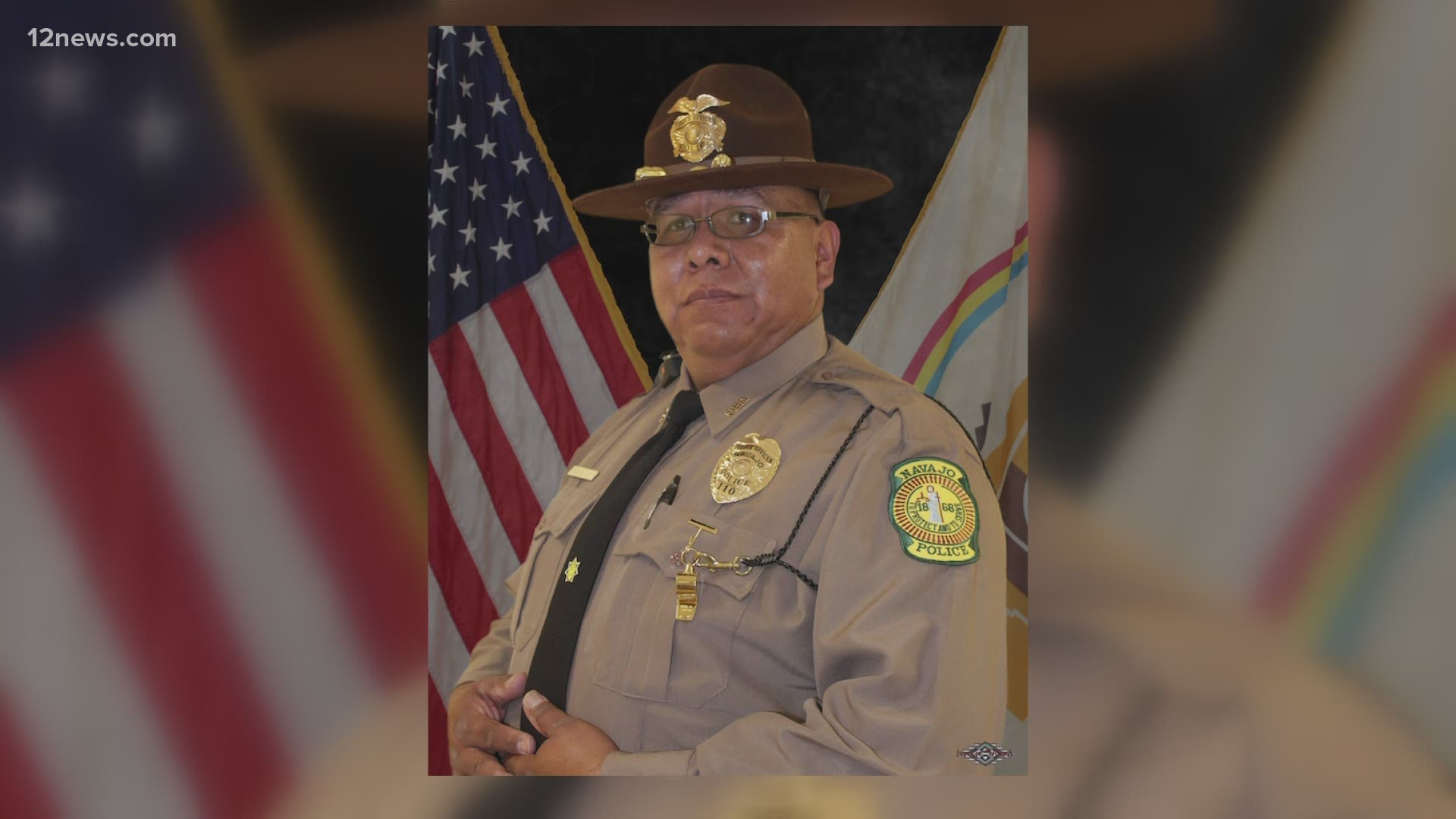 Navajo Police Officer Michael Lee died Friday morning from COVID-19. Lee was working on the frontlines of the pandmic.