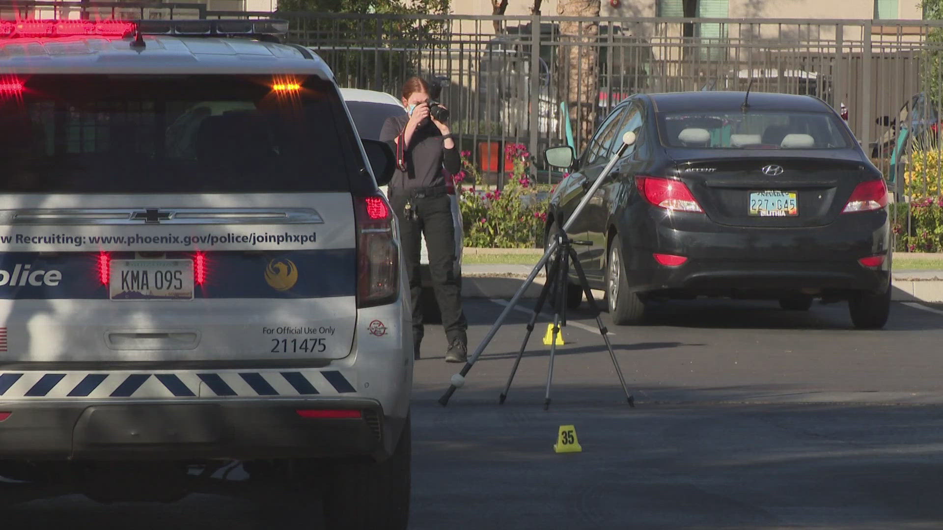 The search is on for a shooter after a person was dropped off at a hospital after being shot in west Phoenix. Watch the video above for more information. 