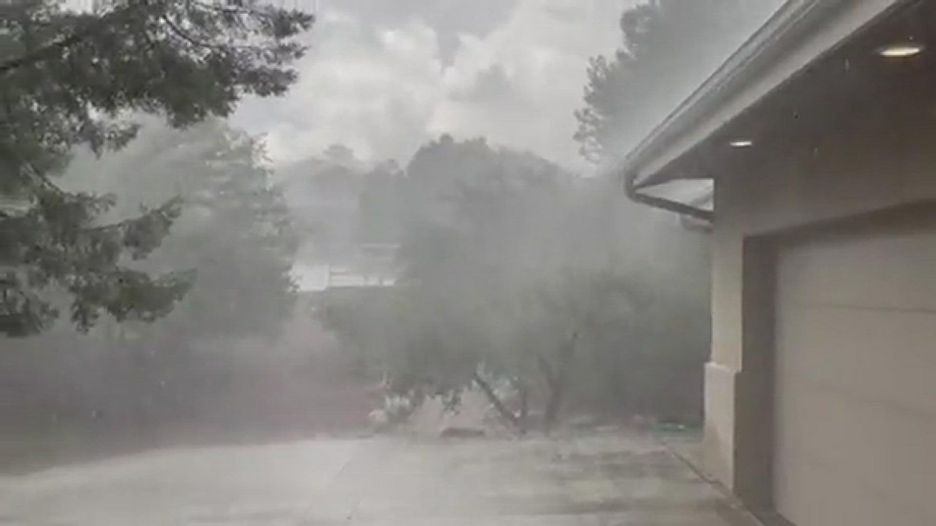 Flash water streams, lightning and thunder! Video at 10:55 am in Prescott
Credit: Gregory Schmauss