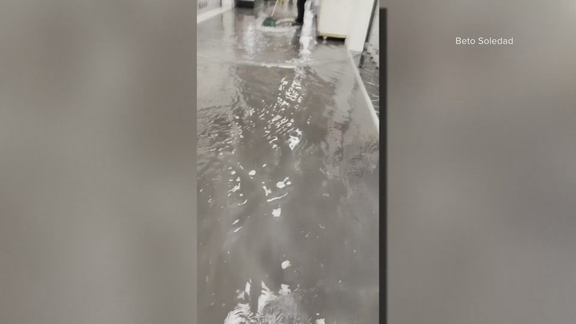 An Arizona mall is open again after its roof collapsed during a storm.