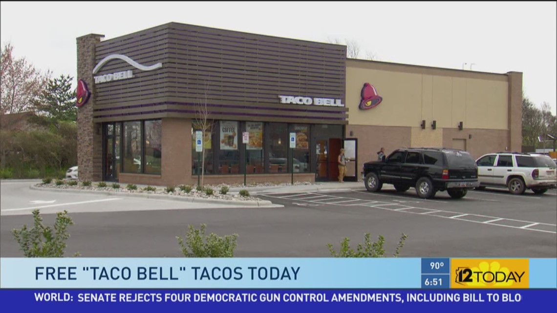Free 'Taco Bell' taco Tuesday