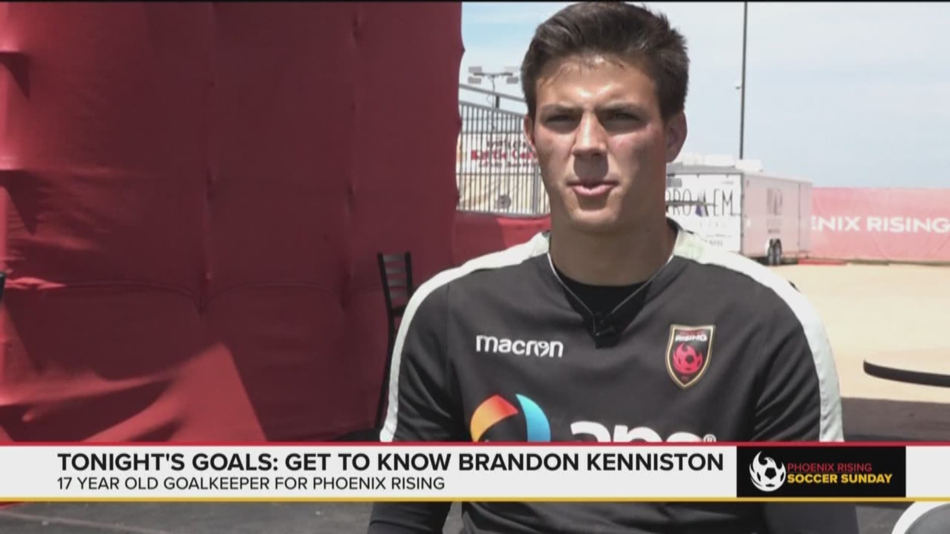 He's not even old enough to vote, but Brandon Kenniston is making a name for himself on the field. The Phoenix Rising know him as BK and now you get can get to know the team's up and coming goalkeeper. This content is sponsored by the Phoenix Rising FC.