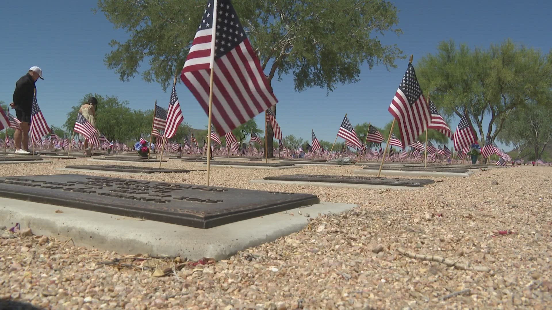 A special ceremony was held at the National Memorial Cemetery of Arizona.