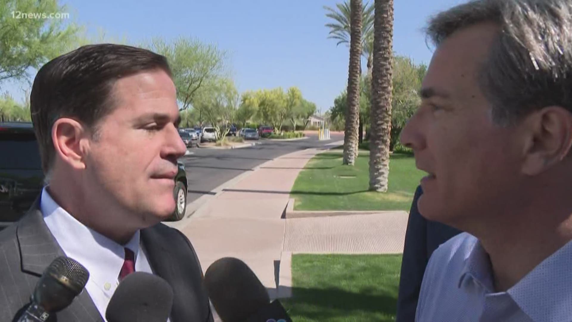 Governor Doug Ducey is the only governor of the four western border governor, including fellow Republican Greg Abbott of Texas, who supports the president's tariff threat. The governor says those tariffs are a price we have to pay for border security.