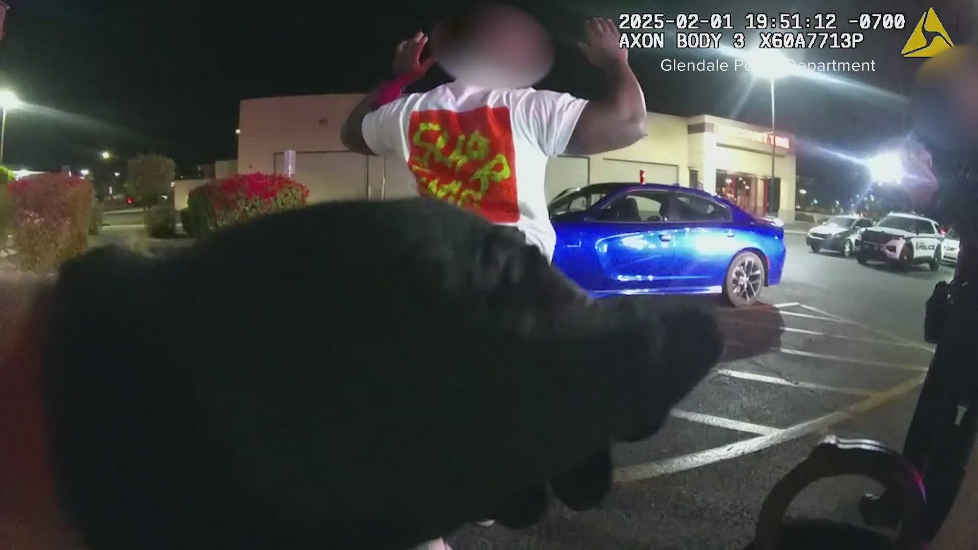 The men were stopped by officers several hours after picking the car up from a Turo host.